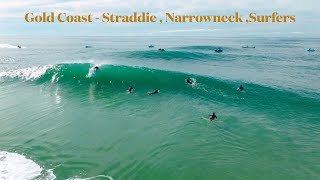 Surfers Paradise  Straddie Or Narrowneck where would you surf   June 2024 [upl. by Chlores]