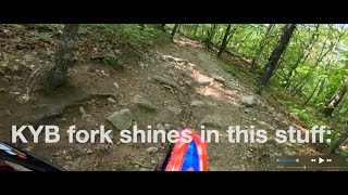 2023 Beta 200 Race Edition KYB vs Rocky Northeast Singletrack Also Miguel [upl. by Eeliah]