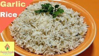 Simple Garlic rice  Garlic butter rice recipe  Poondu sadam  Quick and easy [upl. by Latin]