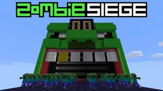 Minecraft Zombie Siege [upl. by Inalej705]