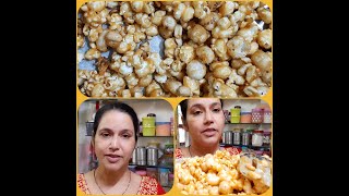 Vlog 34 Caramelized popcorn peanuts walnuts and Makhana all in jaggery [upl. by Abbie]