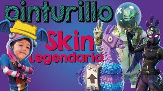 PINTURILLO Y CARICACHUPAS  LA SKIN MAS LEGENDARIA DE FORNITE [upl. by Emaj36]