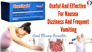 Gravinate tablet uses in urdu  Dimenhydrinate tablet  How to use gravinate tablet 50 mg [upl. by Yendis]