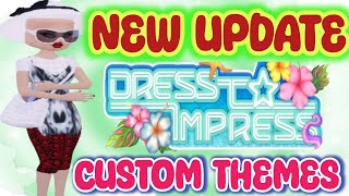 NEW UPDATE BUYING CUSTOM THEMES 5 DRESS CODES IMPRESS DRESS ROBLOX FASHION [upl. by Noyes]