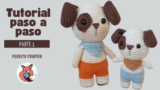 Tutorial paso a paso Perrito PompónParte 1Cabeza y cuerpo [upl. by Mallina]