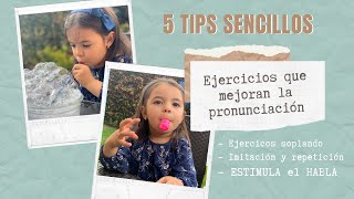 ¿Cómo hacer que mi hijo hable más claro l Ejercicios para tener mejor pronunciación l Tips [upl. by Stamata]