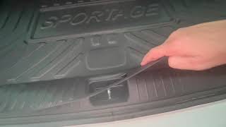 Kia Sportage Trunk Tray Sheet Review amp Installation  20202024 [upl. by Middleton]