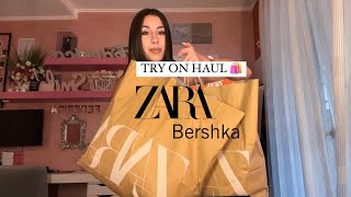 MEGA TRY ON HAUL ZARA and BERSHKA edition 🛍️ [upl. by Piegari130]