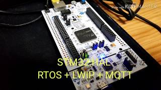 STM32 HAL RTOS  LWIP  MQTT TESTING [upl. by Brick164]