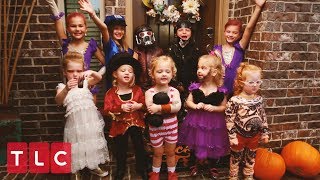 The Quints Go TrickorTreating as Circus Characters  OutDaughtered [upl. by Yttocs255]