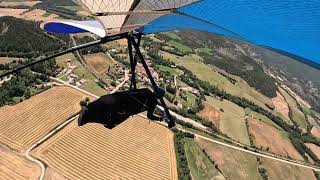 Hang gliding Aspres on a windy day [upl. by Danila]