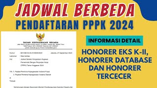 Detail Informasi Pelaksanaan Pendaftaran PPPK 2024 [upl. by Perrine196]