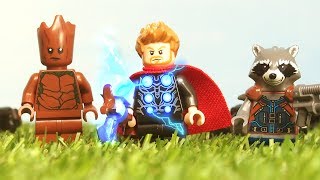 Avengers Infinity War Iron Man vs Thanos in LEGO Audio Remastered [upl. by Dygert567]