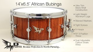 Hendrix Drums Bubinga Archetype Series Demo Video DCP [upl. by Kreis]