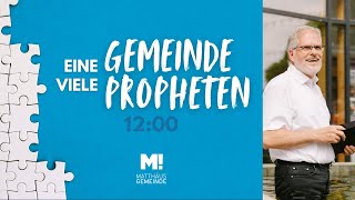 12 Uhr OnlineGottesdienst 1592024  Eine Gemeinde viele Propheten  Ev Matthäus Gemeinde Bremen [upl. by Otreblig]