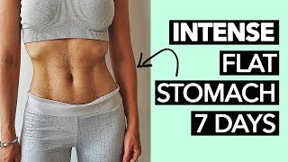 1 Week Flat Stomach Workout Intense [upl. by Brookner]