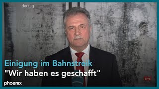 Claus Weselsky GDL zur Einigung im Bahnstreik  26032024 [upl. by Oz]