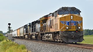 9620  CSX St Louis Line Action in Illinois [upl. by Jehovah]