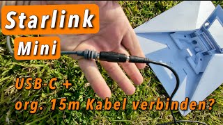 Starlink Mini  Stromversorgung über USBC mit 15m Kabel möglich [upl. by Arleta11]