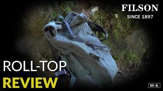 Filson Roll Top Bag Review [upl. by Reifinnej]