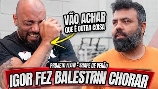 IGOR FEZ BALESTRIN CHORAR DURANTE O TREINO [upl. by Travax438]