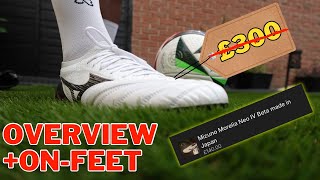 THE MOST EXPENSIVE BOOTS FOR HALF PRICE  Mizuno Morelia Neo Beta IV MIJ Overview [upl. by Welby]