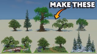 Make your own Custom Trees in Minecraft  Everything you need to know [upl. by Bunns]