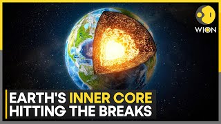 Earths inner core rotation slowing down deceleration of core confirmed study  WION [upl. by Couhp]