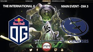 OG vs EG  3  Dia 3 Main event  The International 2018  Viciuslab [upl. by Gaige]