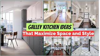 48 Galley Kitchen Ideas That Maximize Space and Style [upl. by Kcirddes]