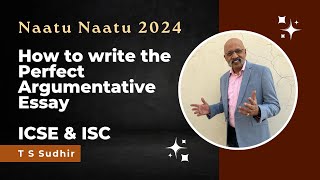 Ace your Argumentative Essay in English Language Exam  ICSE amp ISC 2024  English with Sudhir Sir [upl. by Amaty]