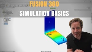 Fusion 360 Simulation  How To Setup and Test Your Part [upl. by Araeit]