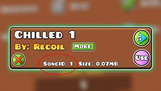 Song ID  1   Geometry Dash First Custom Song Newgrounds [upl. by Cecile]