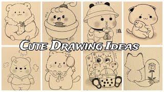 Cute Drawing Ideas  Easy Drawing Ideas  Simple Drawing Ideas [upl. by Mcmurry]