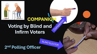 VOTING BY BLIND AND PHYSICALLY INFIRM VOTERS  COMPANION  RULE 49N  SECRECY OF VOTING [upl. by Nayr402]