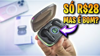 Fone Bluetooth M80 Tws Barato demais mas é bom Unboxing e review completo [upl. by Anerual]