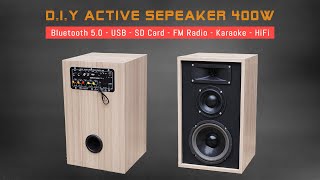 DIY Speaker TaffStudio D10OK  KARAOKE [upl. by Walburga519]