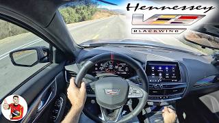 Hennessey H1000 CT5 Blackwing vs Stock POV Drive Comparison [upl. by Nittirb53]