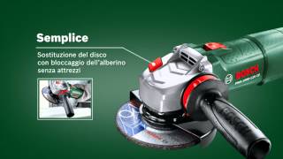 Smerigliatrice angolare Bosch PWS 1000125 [upl. by Falcone66]