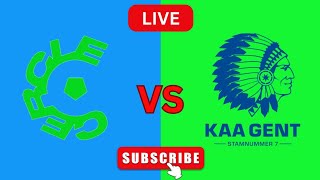 KAA Gent Vs Cercle Brugge Live Match Today Goals  Football 2024 [upl. by Newcomb]