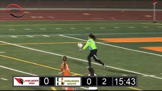 Harlingen VS Harlingen South Women’s Soccer Game Highlights [upl. by Huxham835]