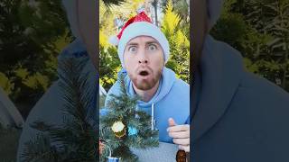 whose CHRISTMAS TREE is the TALLEST 😳🎄🤣shorts youtubeshorts MartaAndRustam [upl. by Mcadams]