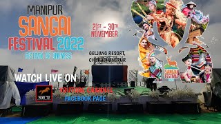 MANIPUR SANGAI FESTIVAL 2022  DAY  4  24 NOVEMBER  LIVE FROM GELJANG RESORT CHURACHANDPUR [upl. by Obie474]