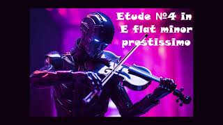 Etude №4 in E flat minor prestissimo [upl. by Einahpehs]