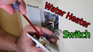 Water Heater switch 20A dual pole change Save 120 [upl. by Deena]