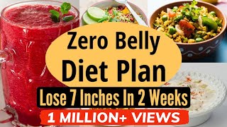 Zero Belly Fat Diet Plan In Hindi  Lose 7 Inches In 2 Weeks  Lose Belly Fat at Home Burn Body Fat [upl. by Malin535]