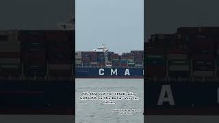 Mv CMA CGM T EFFERSON calling Gemalink [upl. by Stern745]