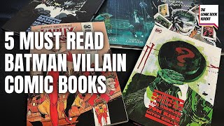 5 Must Read Batman Villain Comic Books  batman comics [upl. by Nyrol]