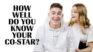 Josephine Langford and Hero FiennesTiffin Play How Well Do You Know Your CoStar  Marie Claire [upl. by Esinrahc]