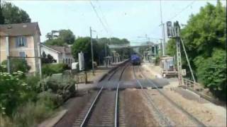 Cab Ride De ParisSaintLazare à Caen en cabine de la 26014 Partie 1 [upl. by Cailly348]